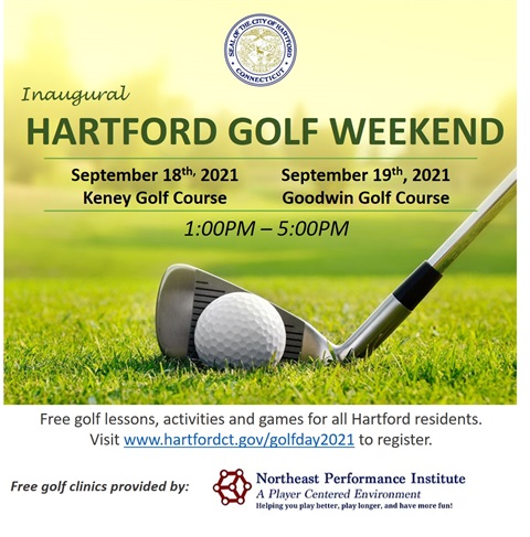 Hartford Golf Day Event Flyer