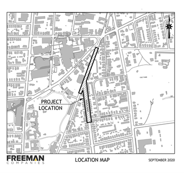 Project-Location-Map-Franklin-Maple-Ave-Improvements