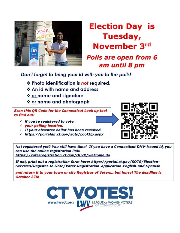 Information on having a plan to vote and finding the nearest polling location
