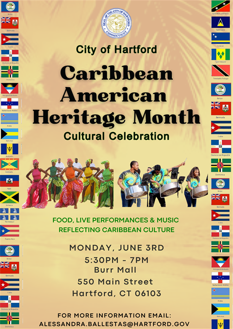 2024 Caribbean Heritage Month Celebration Flyer