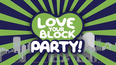 Love Your Block party Logo