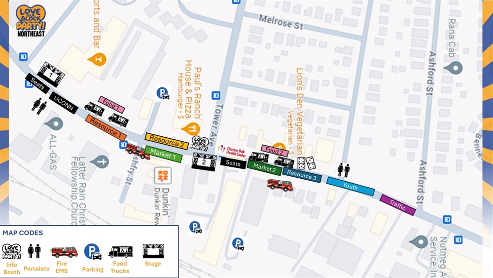 Northeast Street Plan Map