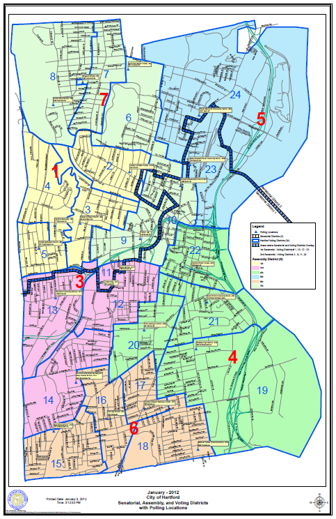 Voting District Map 
